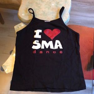 LA T Tank Top for Dance Size Large